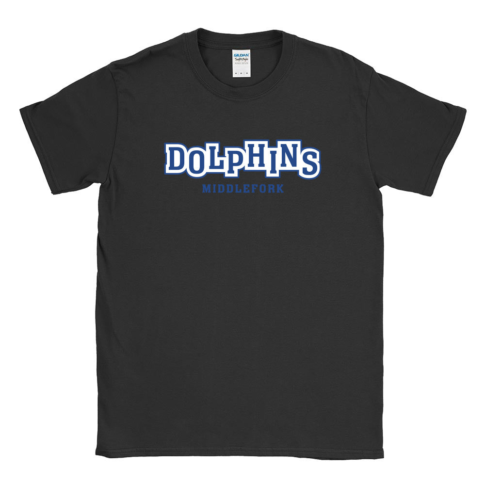 Jumping Dolphins ~ Cotton T-Shirt ~ Middlefork Elementary School