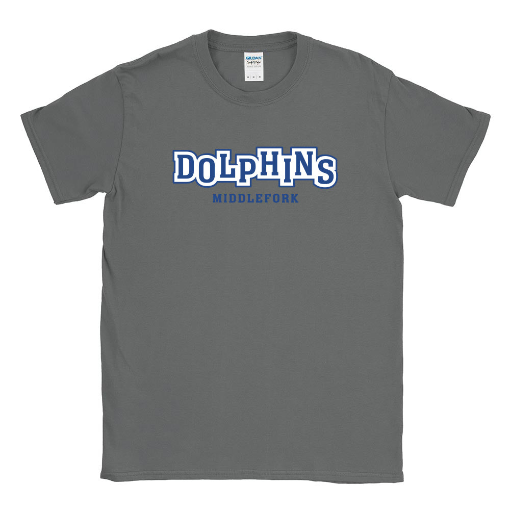 Jumping Dolphins ~ Cotton T-Shirt ~ Middlefork Elementary School