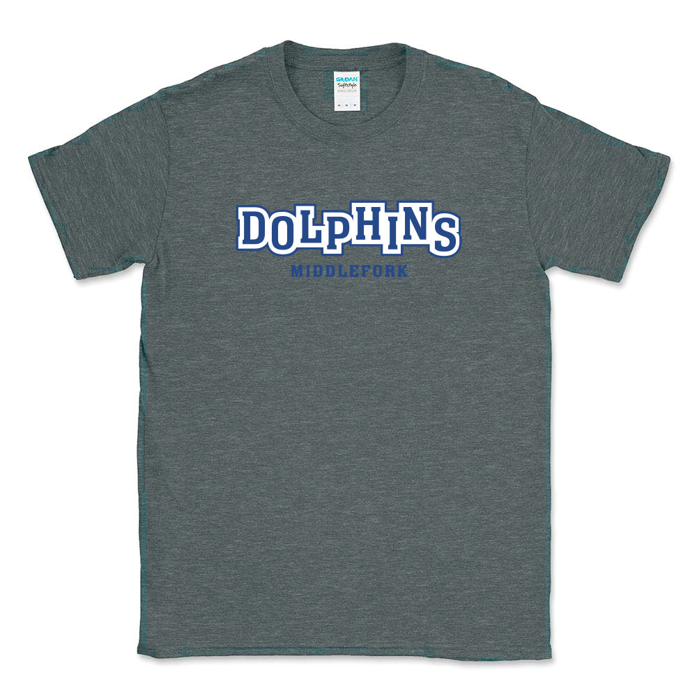 Jumping Dolphins ~ Cotton T-Shirt ~ Middlefork Elementary School