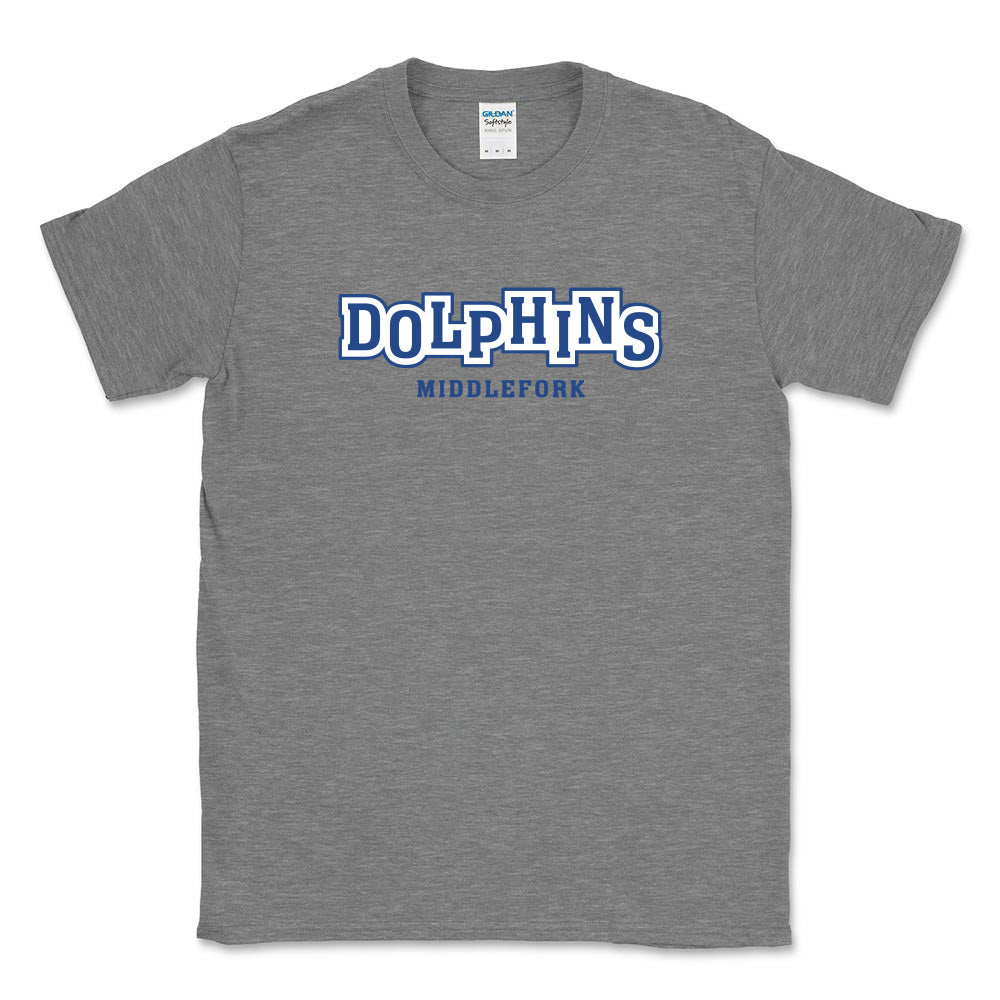 Jumping Dolphins ~ Cotton T-Shirt ~ Middlefork Elementary School