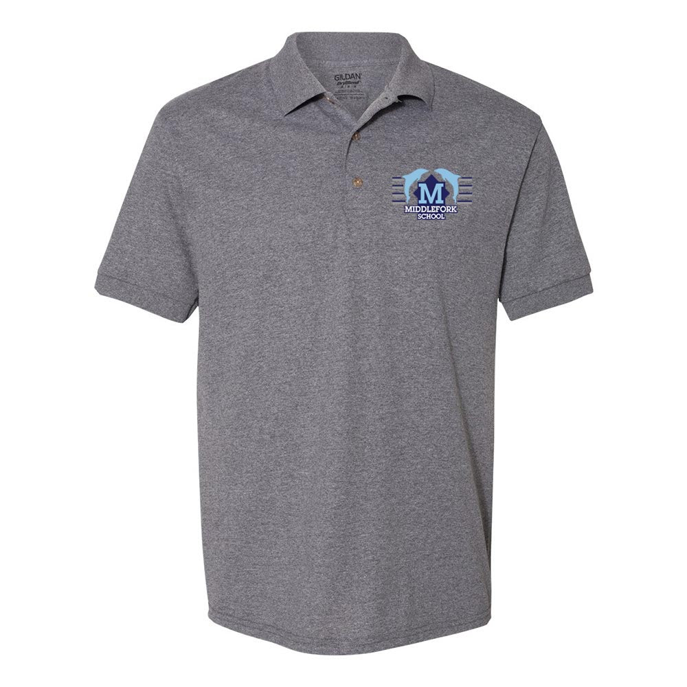 LOGO DRYBLEND POLO ~ MIDDLEFORK ELEMENTARY ~ youth & adult ~ classic unisex fit