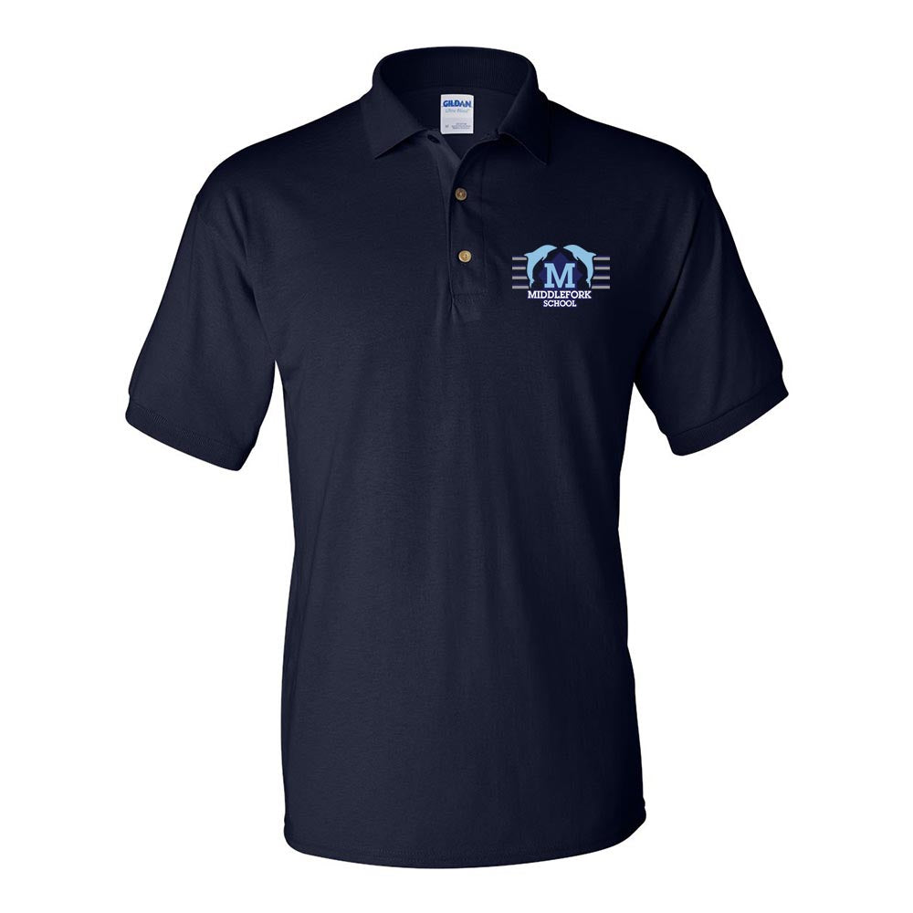 LOGO DRYBLEND POLO ~ MIDDLEFORK ELEMENTARY ~ youth & adult ~ classic unisex fit