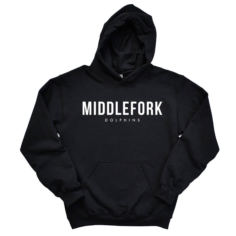 MODERN HOODIE ~ MIDDLEFORK ELEMENTARY ~ youth and adult ~ classic unisex fit