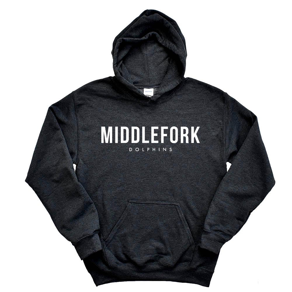 MODERN HOODIE ~ MIDDLEFORK ELEMENTARY ~ youth & adult ~ classic unisex fit