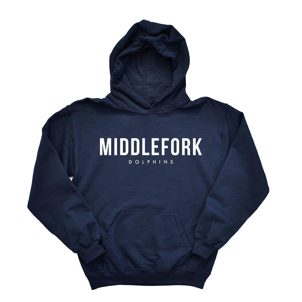 MODERN HOODIE ~ MIDDLEFORK ELEMENTARY ~ youth & adult ~ classic unisex fit