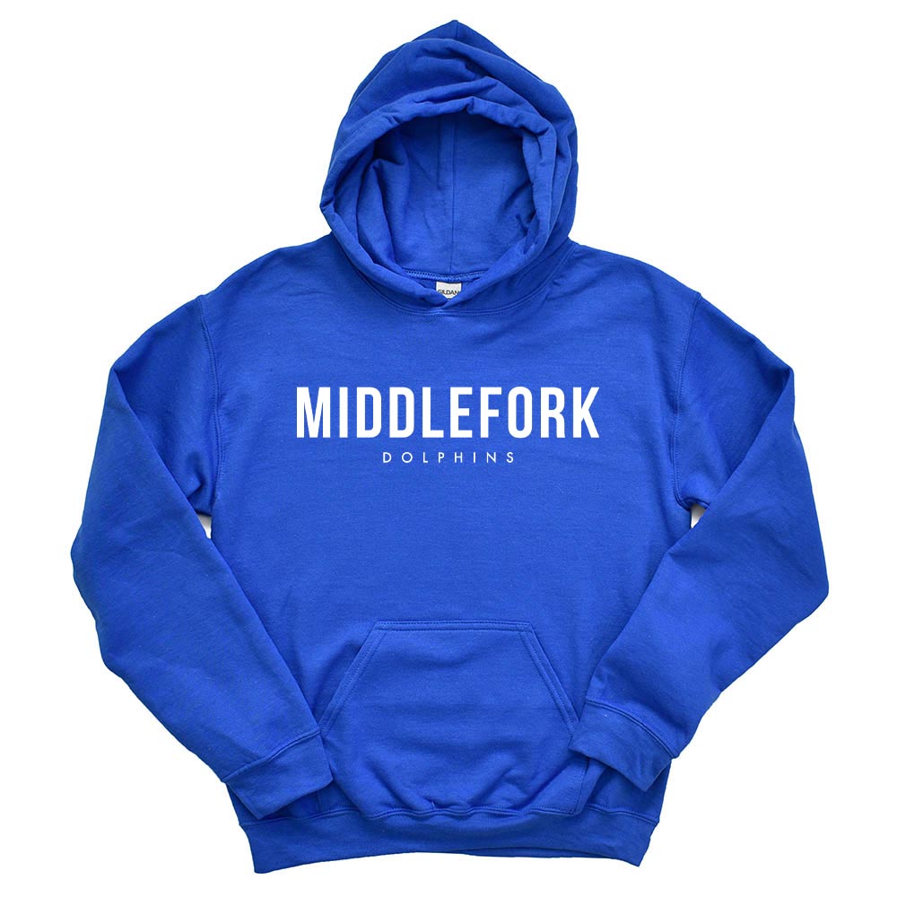 MODERN HOODIE ~ MIDDLEFORK ELEMENTARY ~ youth & adult ~ classic unisex fit