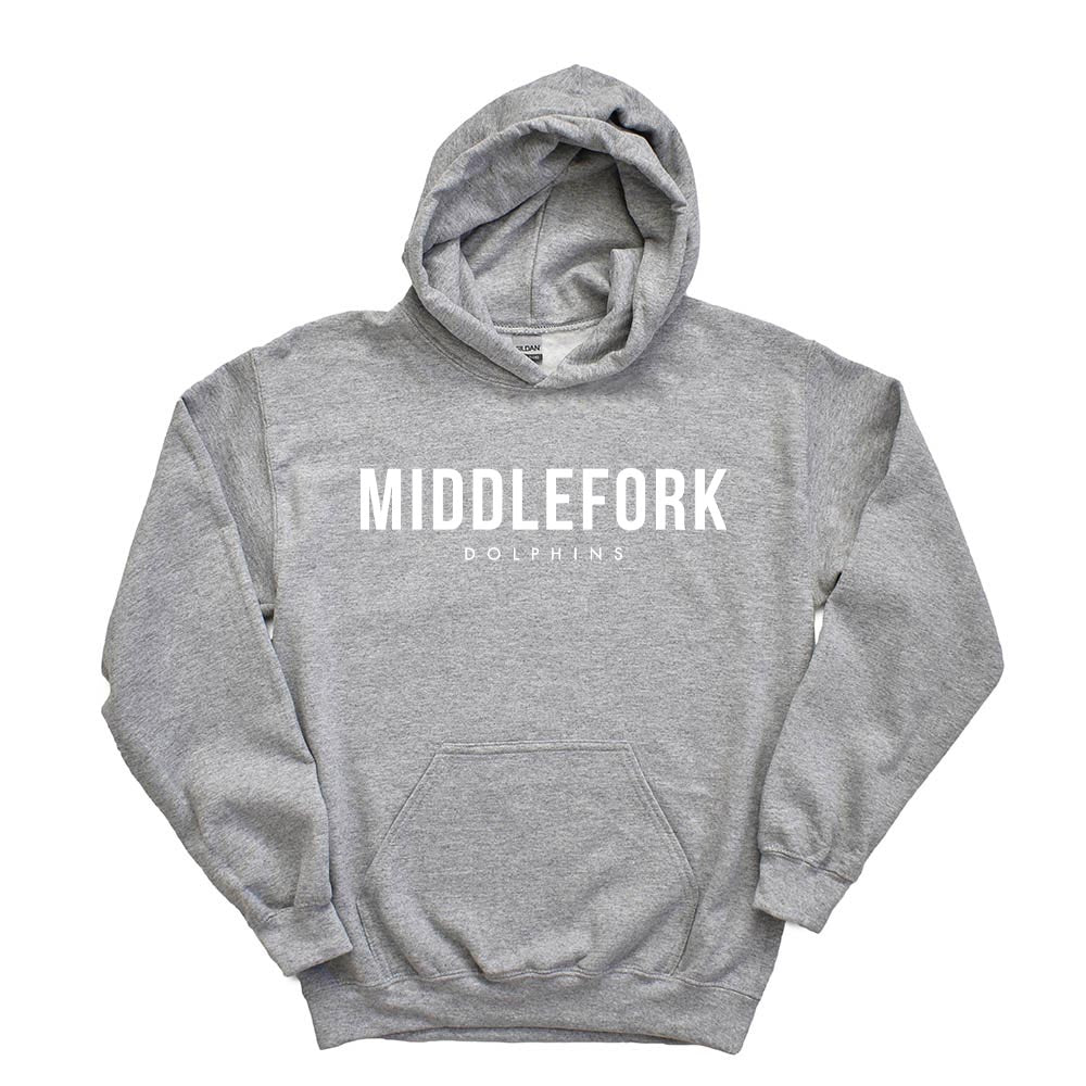 MODERN HOODIE ~ MIDDLEFORK ELEMENTARY ~ youth & adult ~ classic unisex fit