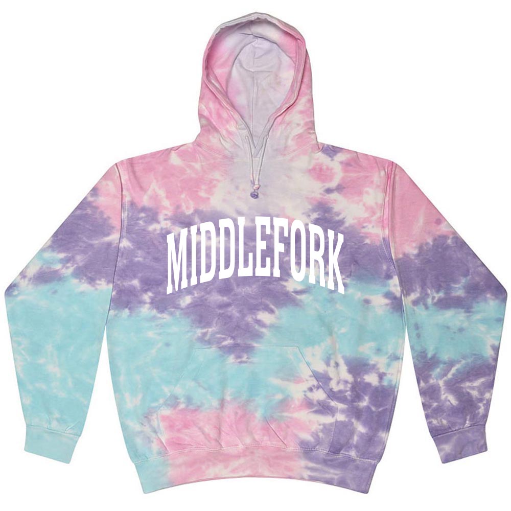 Extended Arc ~ Tie Dye Hoodie ~ Middlefork Elementary School