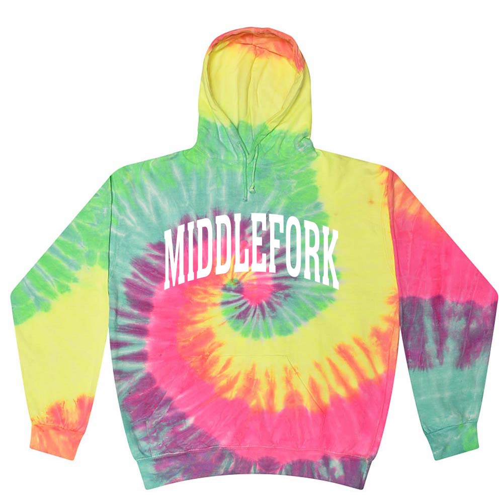 Extended Arc ~ Tie Dye Hoodie ~ Middlefork Elementary School