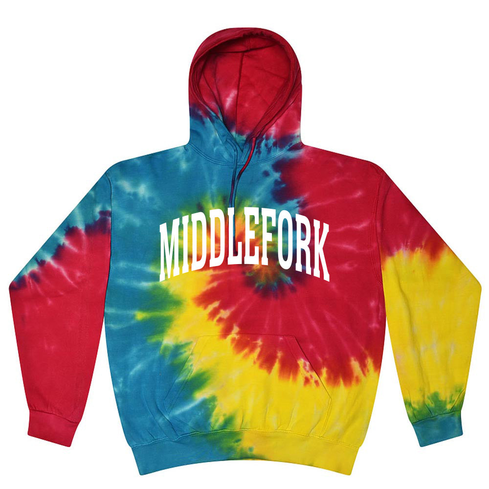 Extended Arc ~ Tie Dye Hoodie ~ Middlefork Elementary School