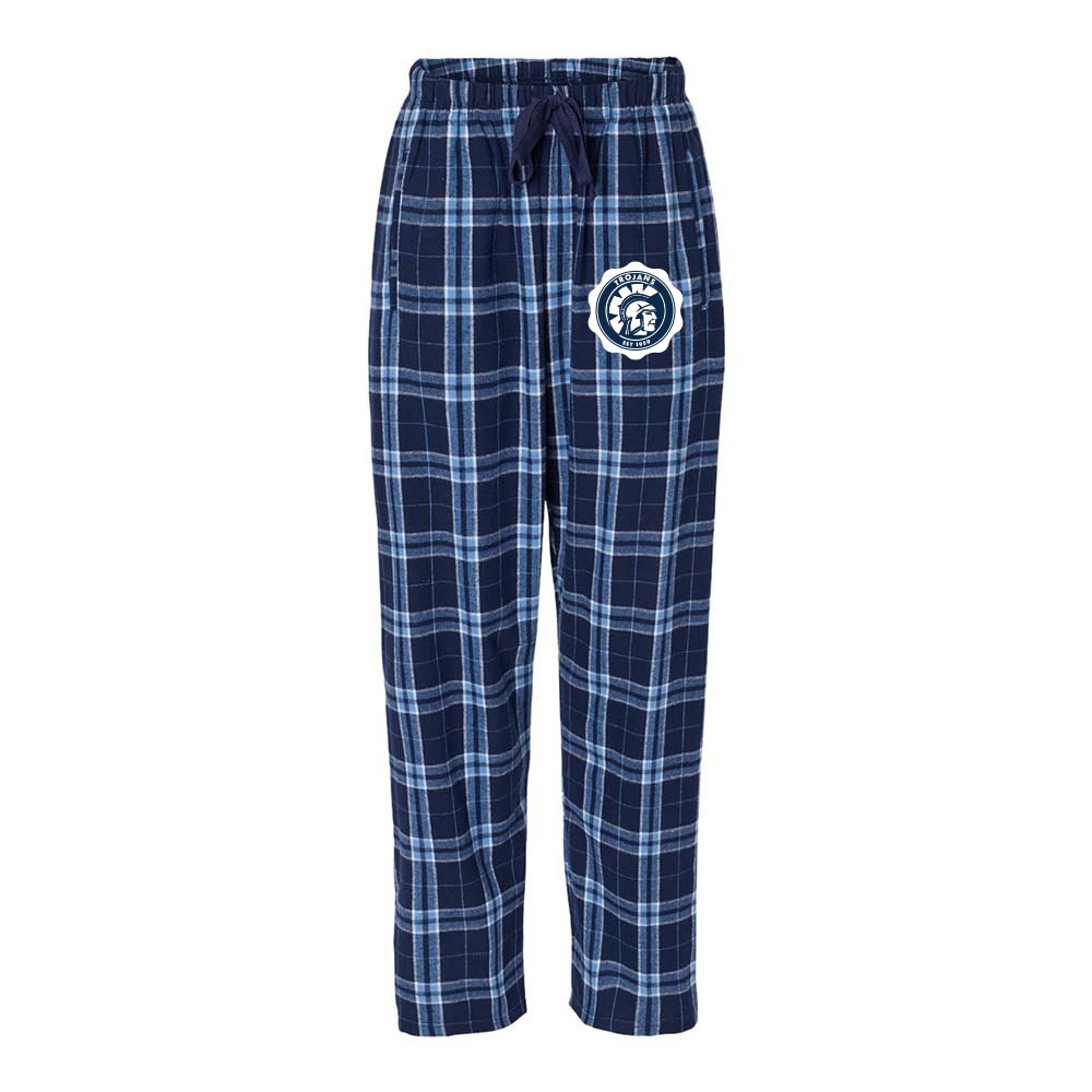 Trojans Seal ~ Flannel Pants ~ Northbrook Junior High