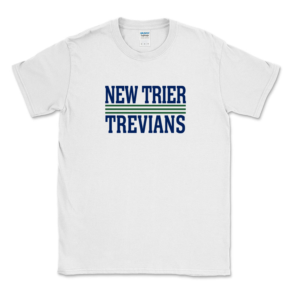 New Trier Stripes ~ Cotton T-Shirt ~ New Trier High School
