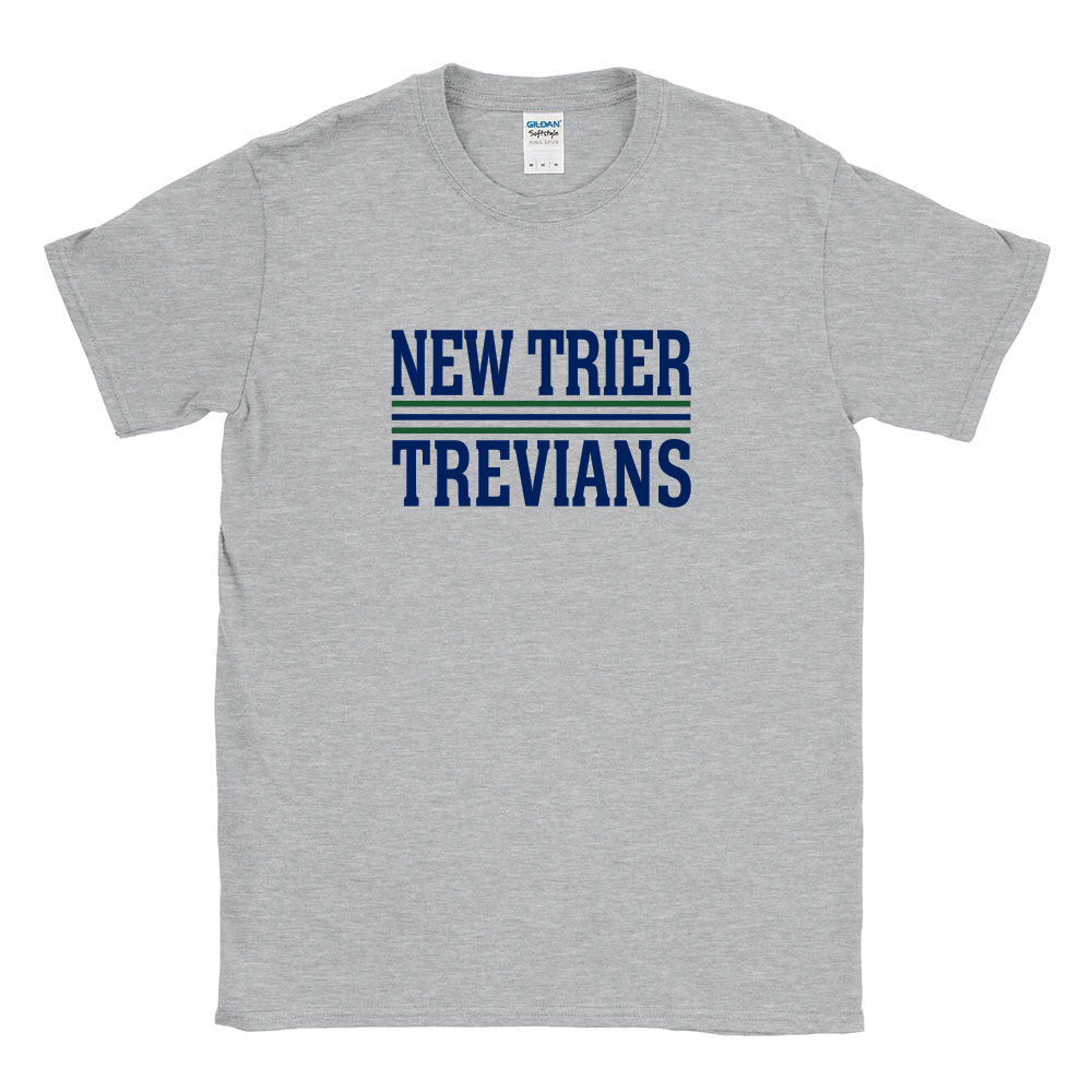 New Trier Stripes ~ Cotton T-Shirt ~ New Trier High School