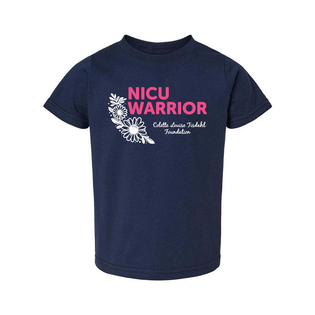 NICU Warrior ~ Toddler Jersey T-Shirt ~ Colette Tisdahl Foundation