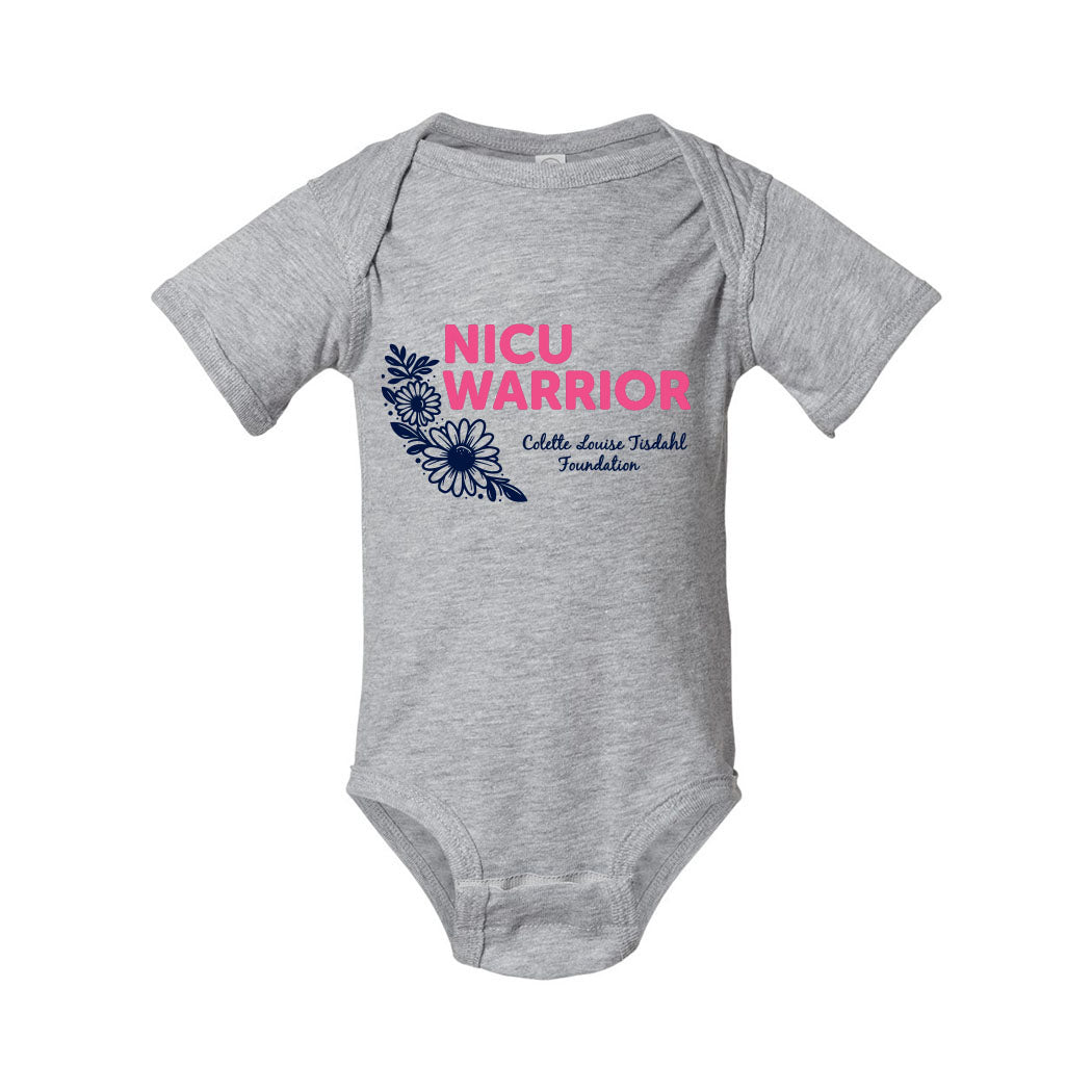 NICU Warrior ~ Jersey Onesie ~ Colette Tisdahl Foundation