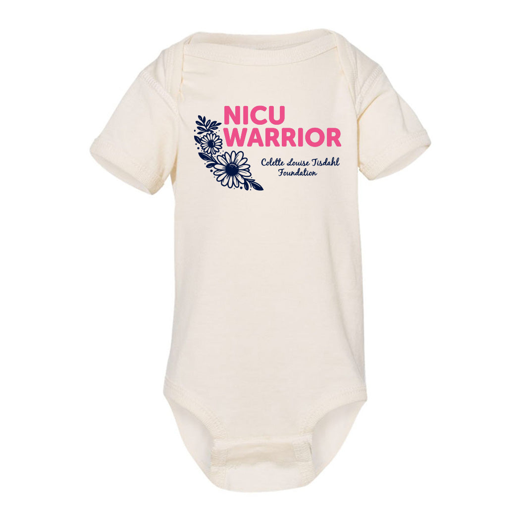 NICU Warrior ~ Jersey Onesie ~ Colette Tisdahl Foundation