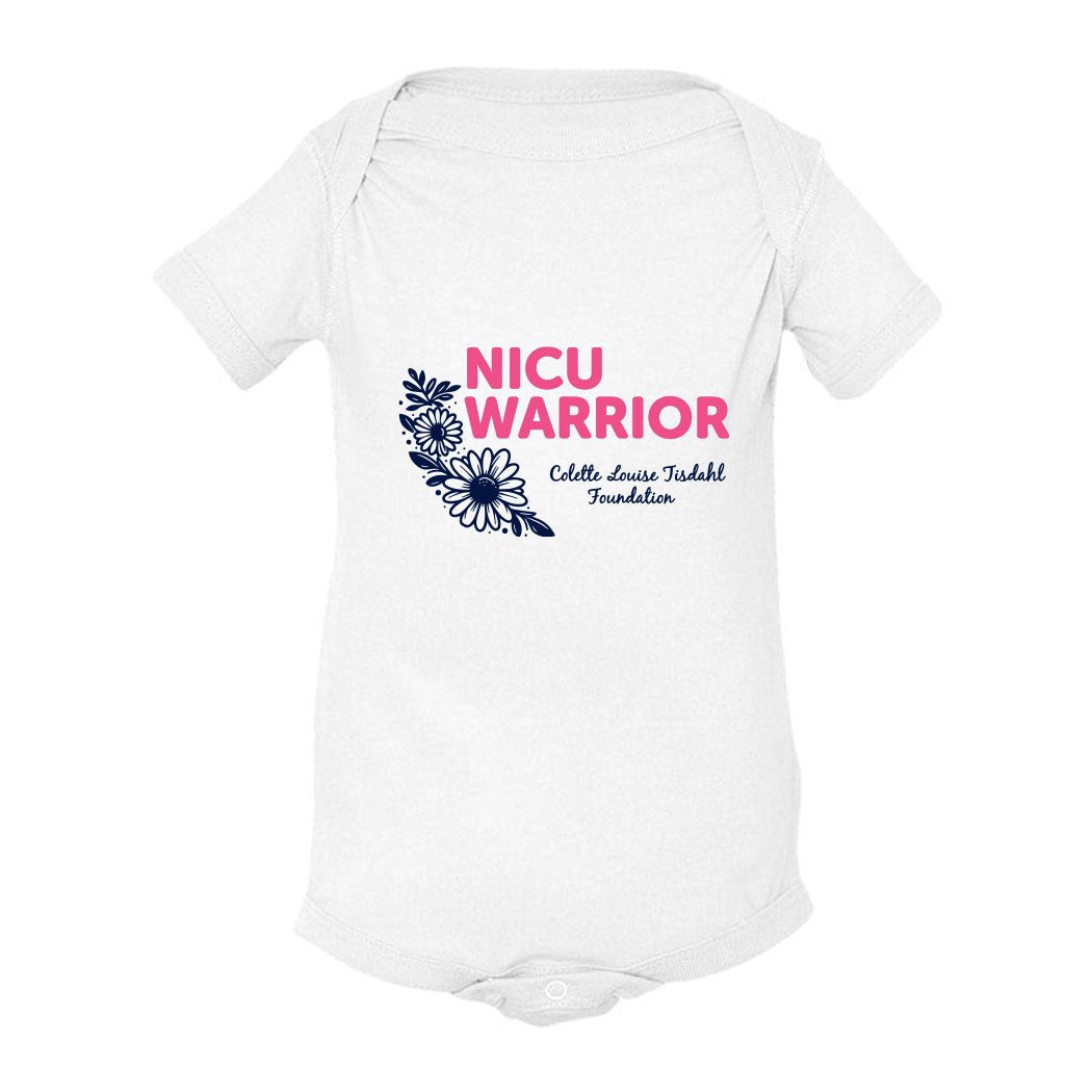 NICU Warrior ~ Jersey Onesie ~ Colette Tisdahl Foundation