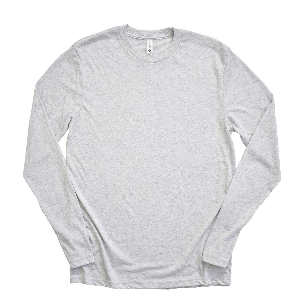 WOOD OAKS NEXT LEVEL UNISEX TRIBLEND LONG SLEEVE classic fit - humanKIND shop with a purpose