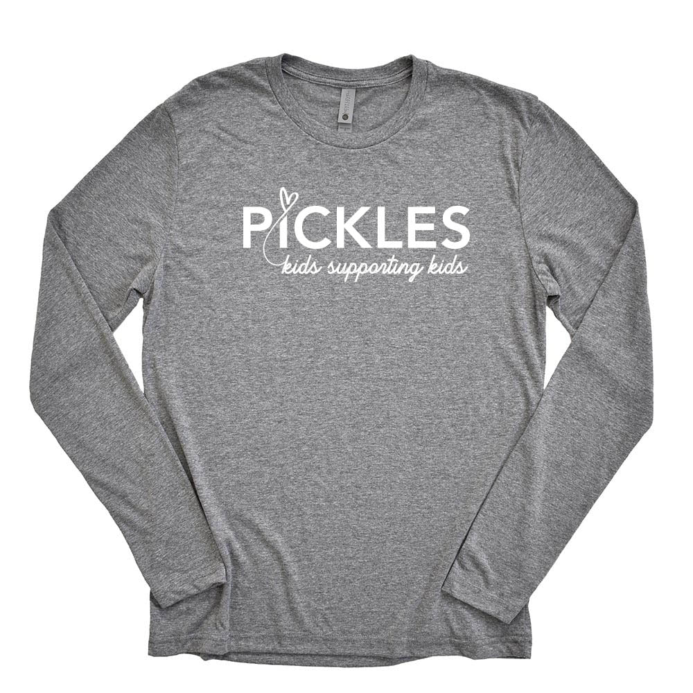 Logo ~ Triblend Long Sleeve T-Shirt ~ Pickles