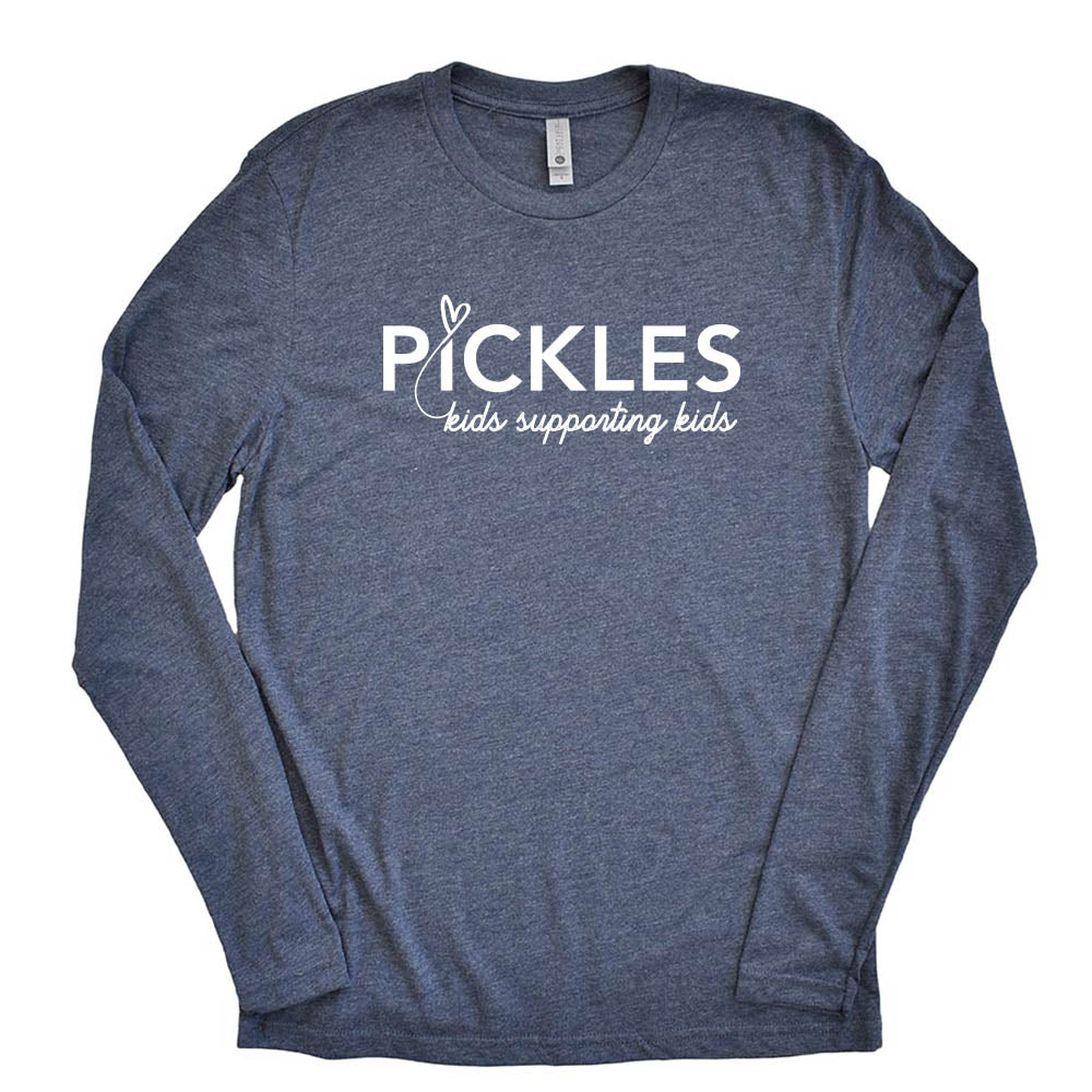 Logo ~ Triblend Long Sleeve T-Shirt ~ Pickles