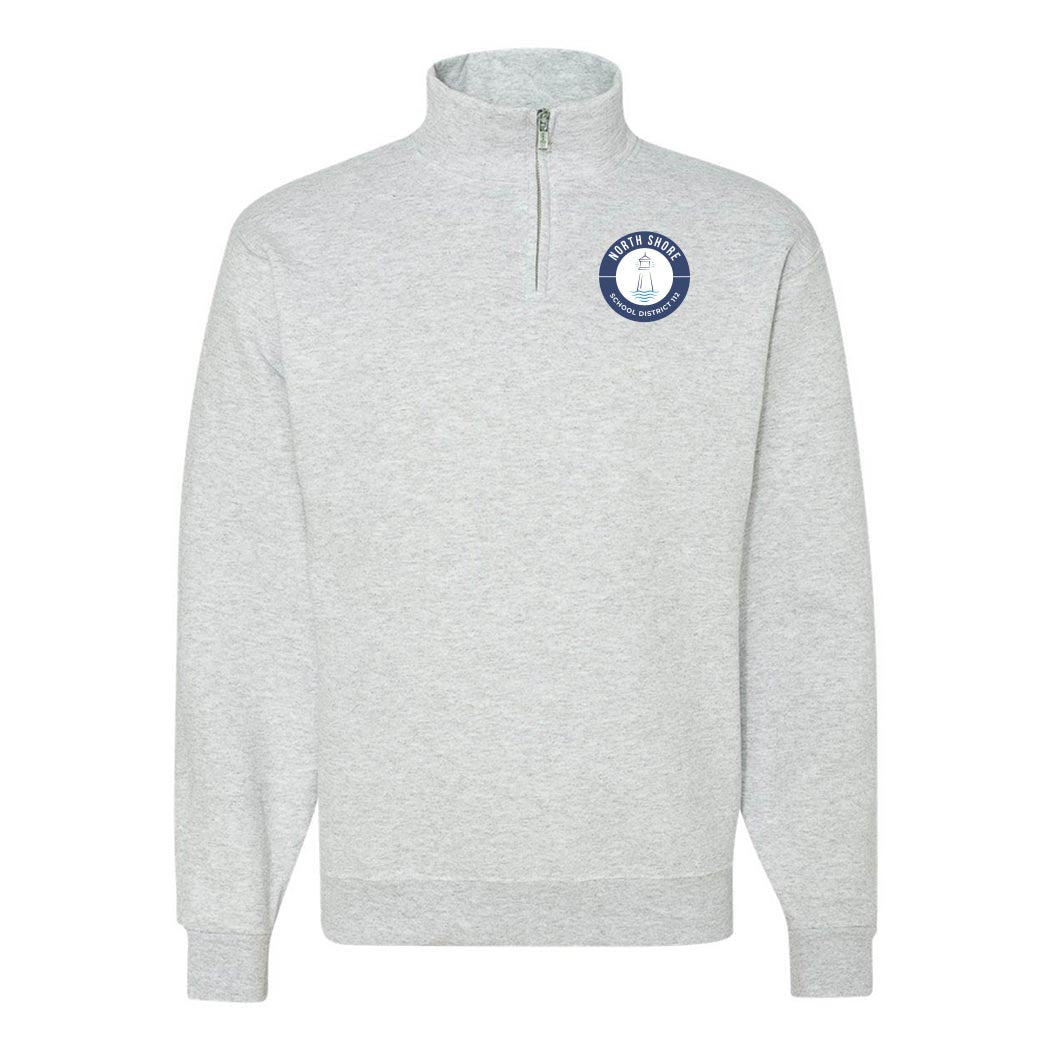 Logo ~ Quarter Zip Sweatshirt ~ North Shore School District