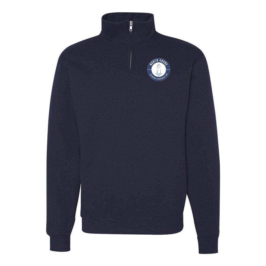 Logo ~ Quarter Zip Sweatshirt ~ North Shore School District