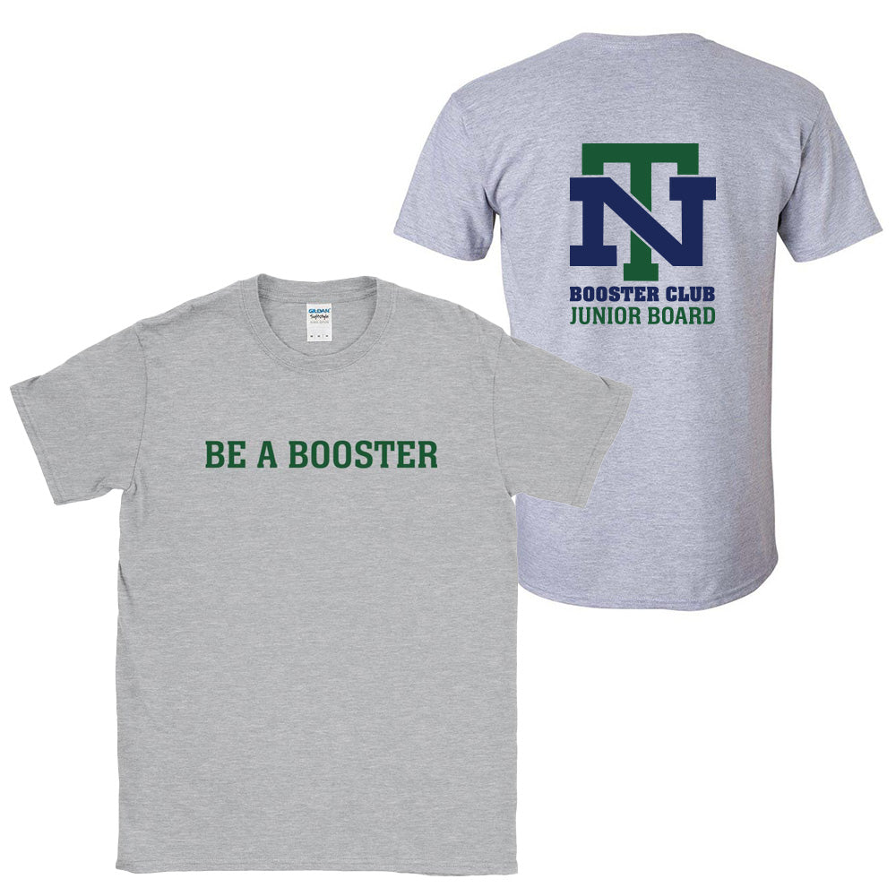 NEW TRIER NTBCJB BE A BOOSTER TEE ~  youth and adult  ~ classic unisex fit