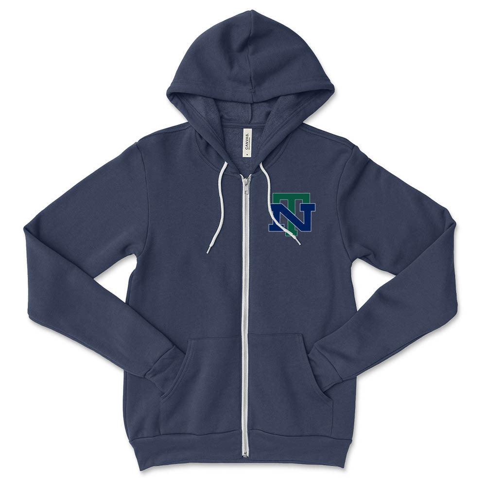 NT Logo ~ Zip Hoodie ~ New Trier High School