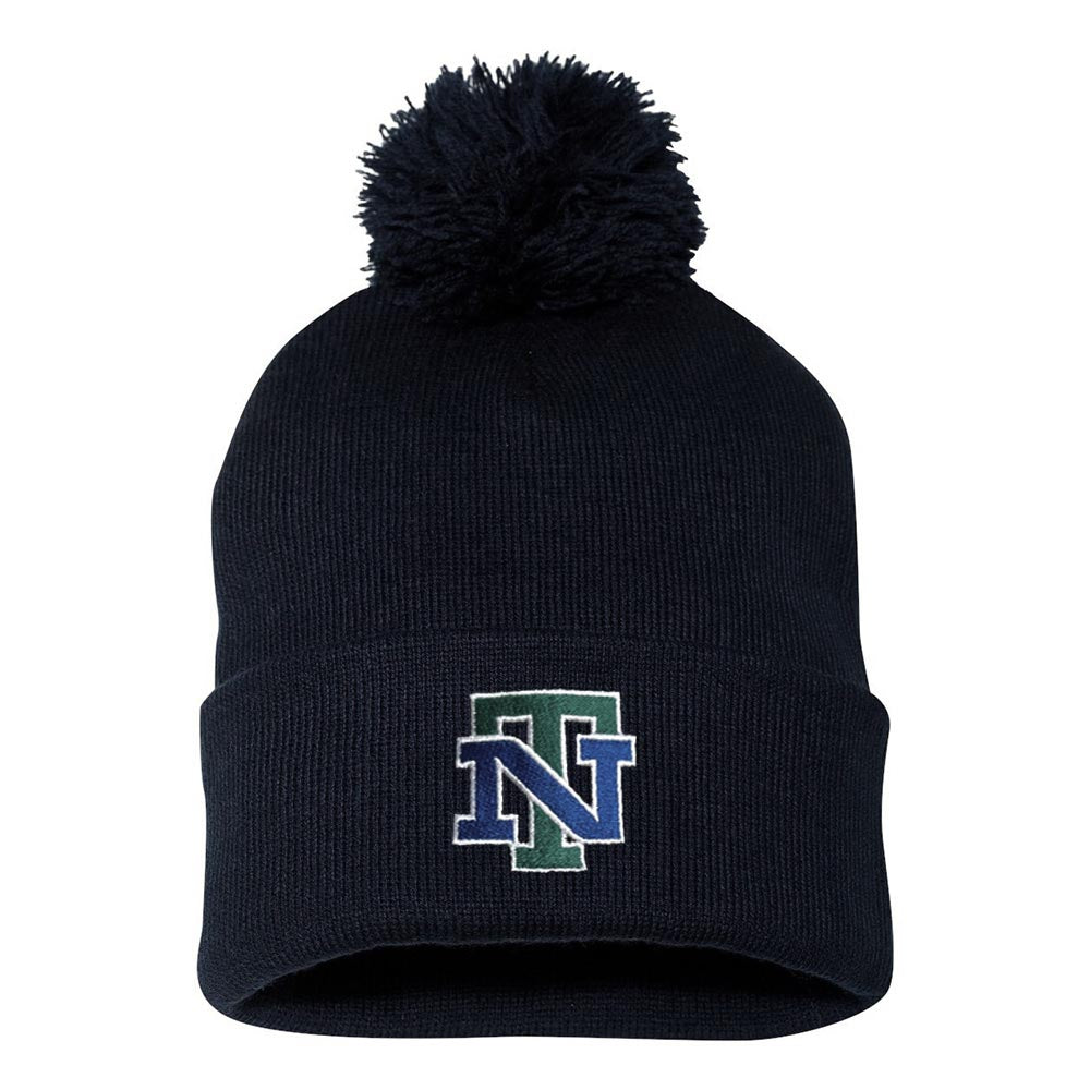 NT Logo ~ Pom Beanie ~ New Trier High School