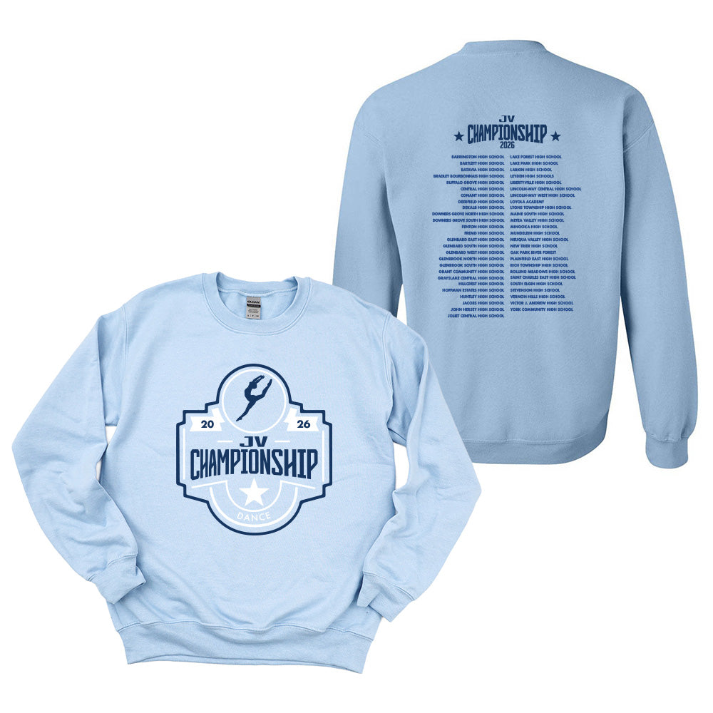 Official Competition ~ Crewneck Sweatshirt ~ JV Championship 2026-light blue