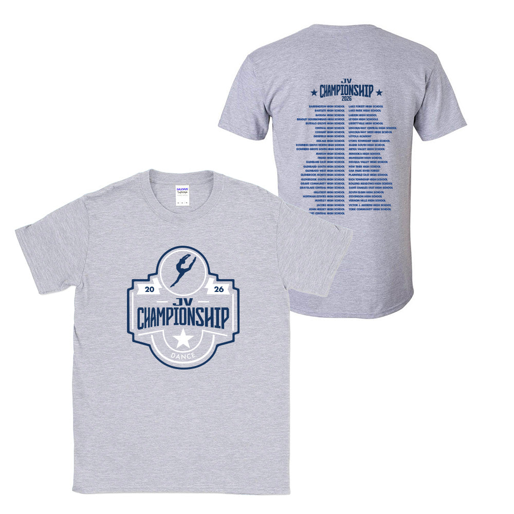 Official Competition ~ Cotton T-Shirt ~ JV Championship 2026-sport grey