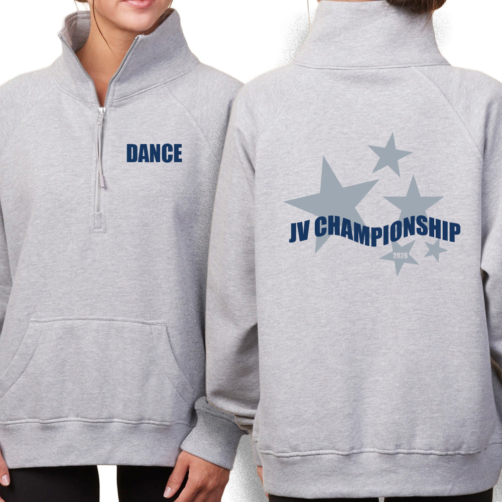 Out of This World ~ Ladies Boxy Half Zip Fleece ~ JV Championship 2026-athletic heather
