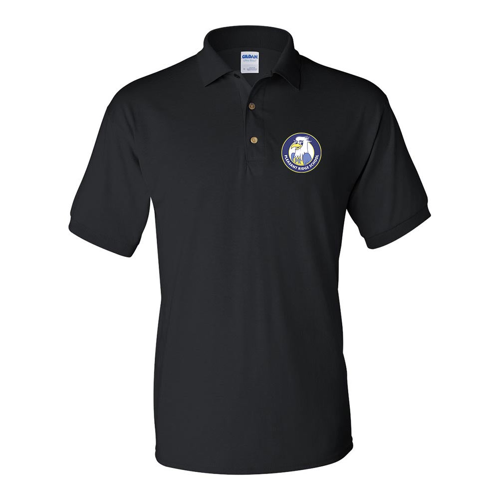 School Logo ~ 50/50 Polo ~ Pleasant Ridge Elementary School