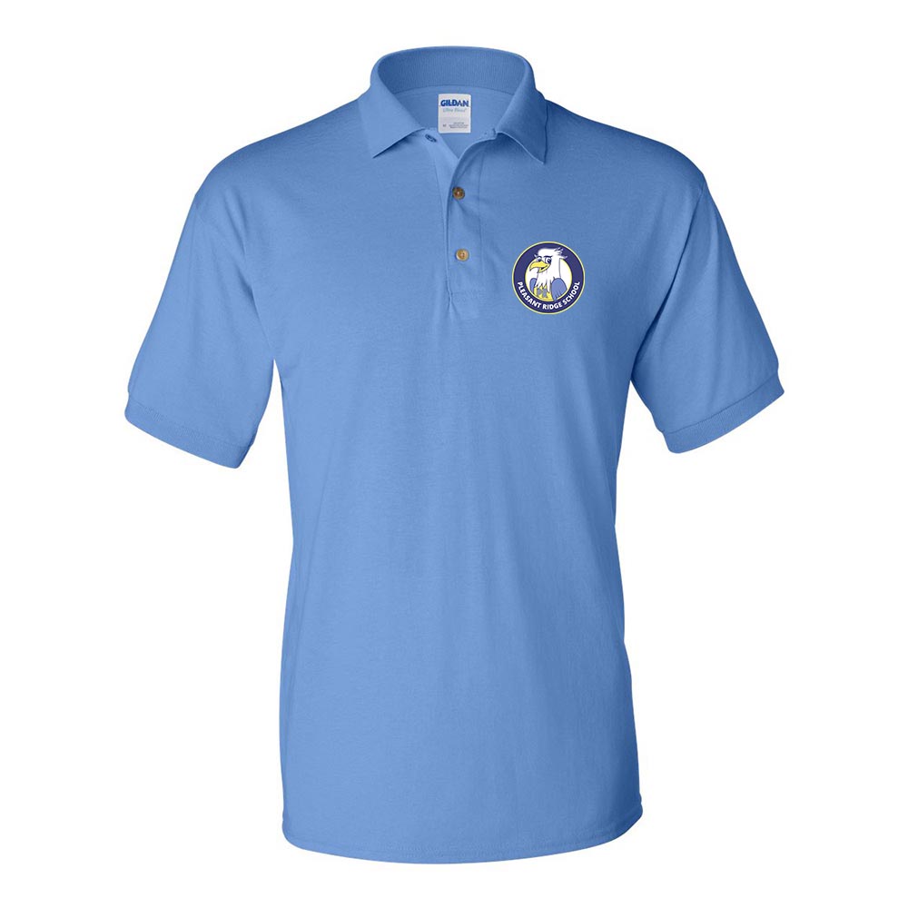 School Logo ~ 50/50 Polo ~ Pleasant Ridge Elementary School
