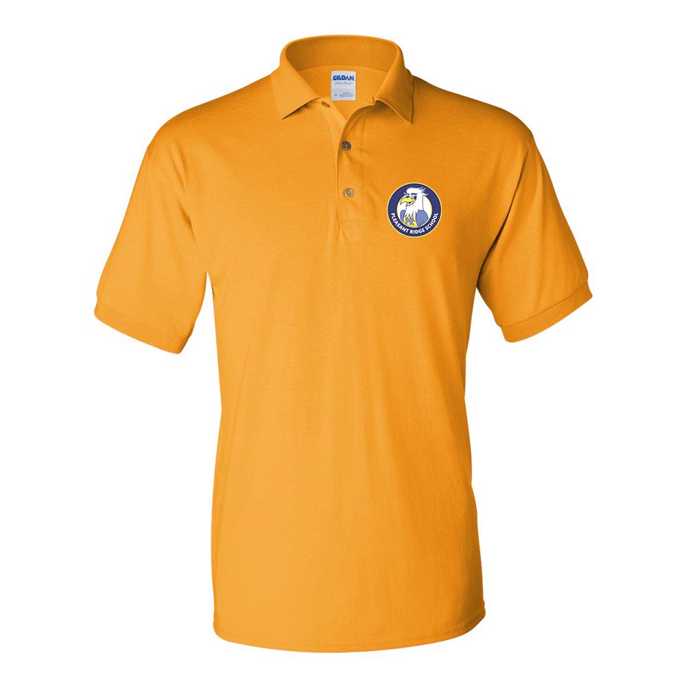 School Logo ~ 50/50 Polo ~ Pleasant Ridge Elementary School