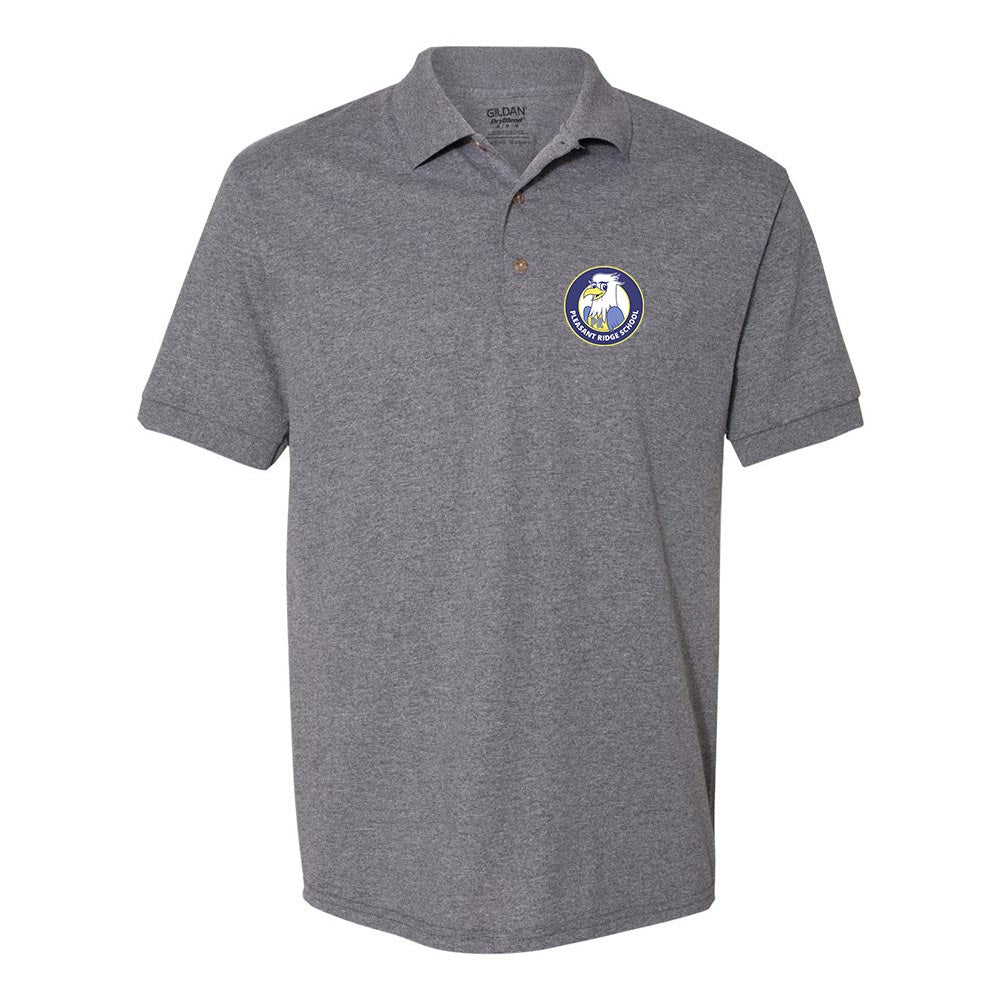 School Logo ~ 50/50 Polo ~ Pleasant Ridge Elementary School