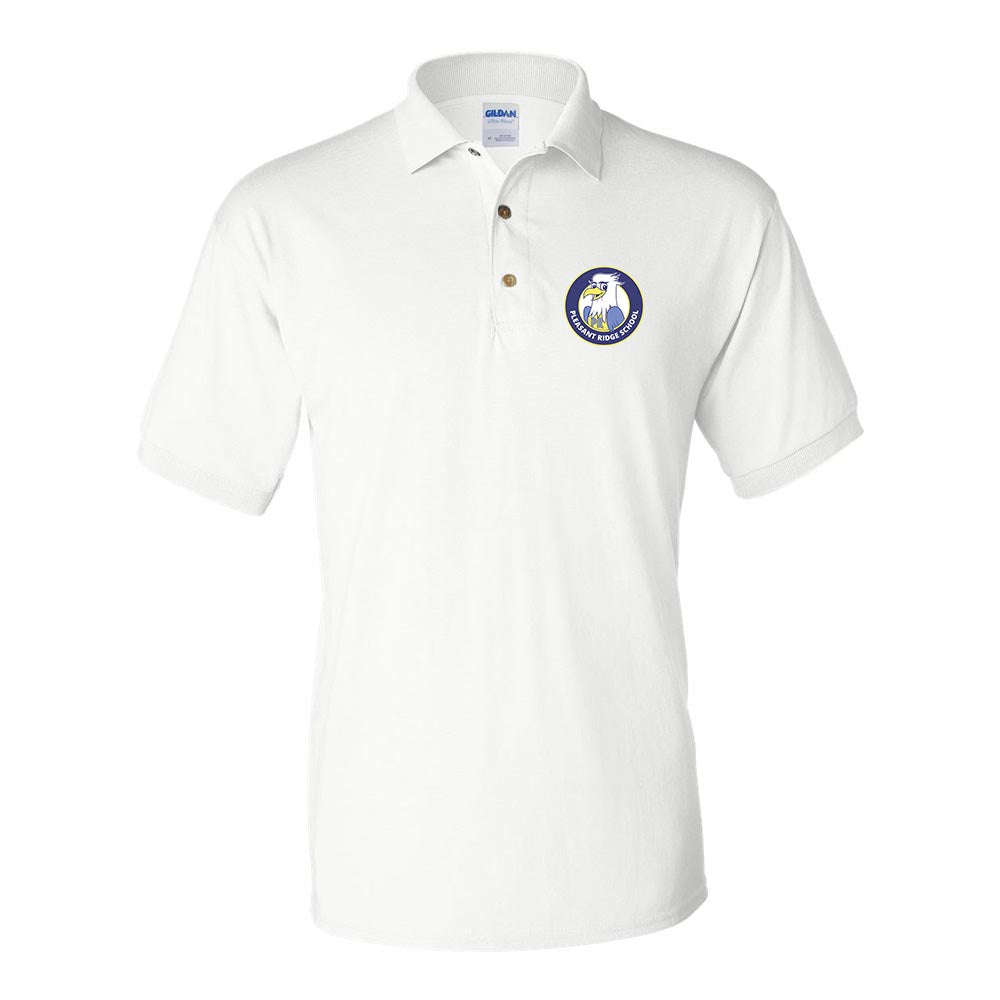 School Logo ~ 50/50 Polo ~ Pleasant Ridge Elementary School