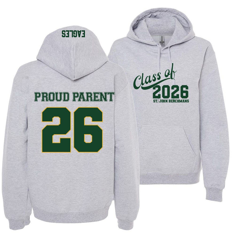 8th Grade Parent ~ Hoodie ~ St. John Berchmans