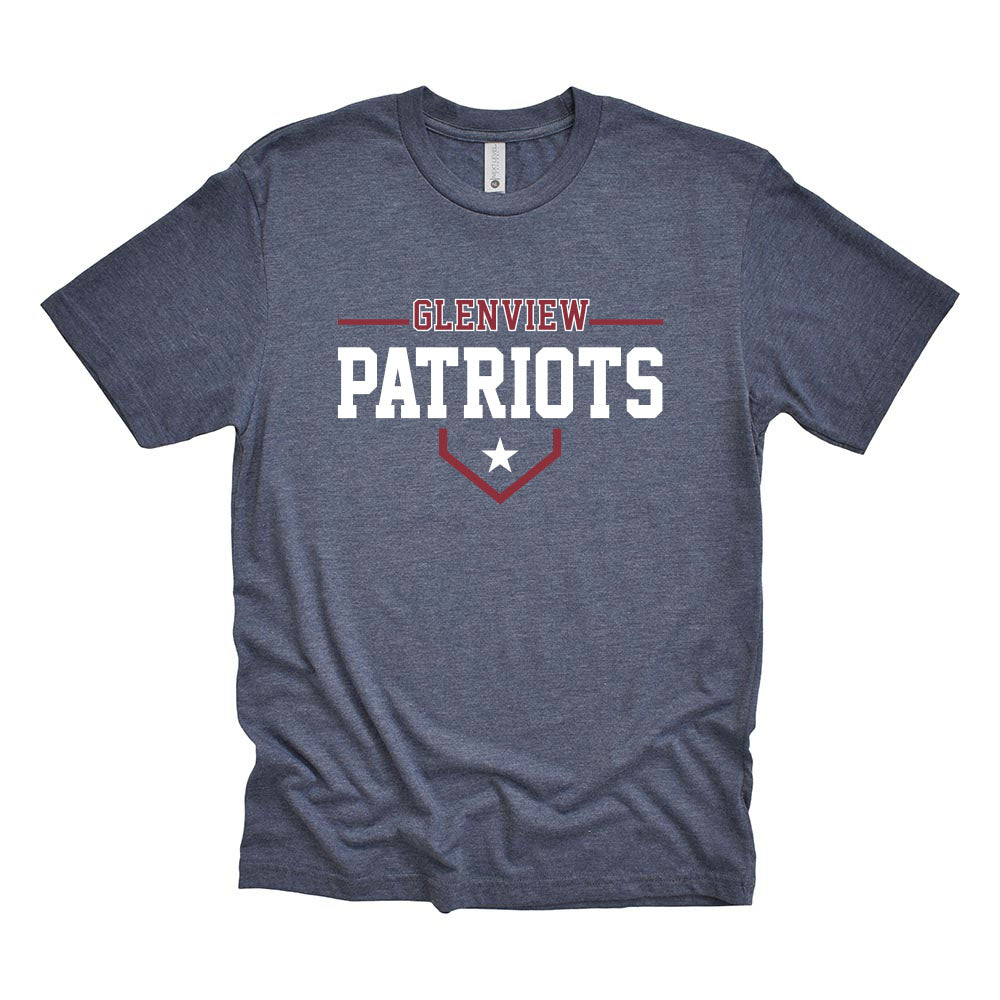 Glenview Patriots 13U White Pigeon Forge ~ Triblend T-Shirt ~ Glenview Patriots