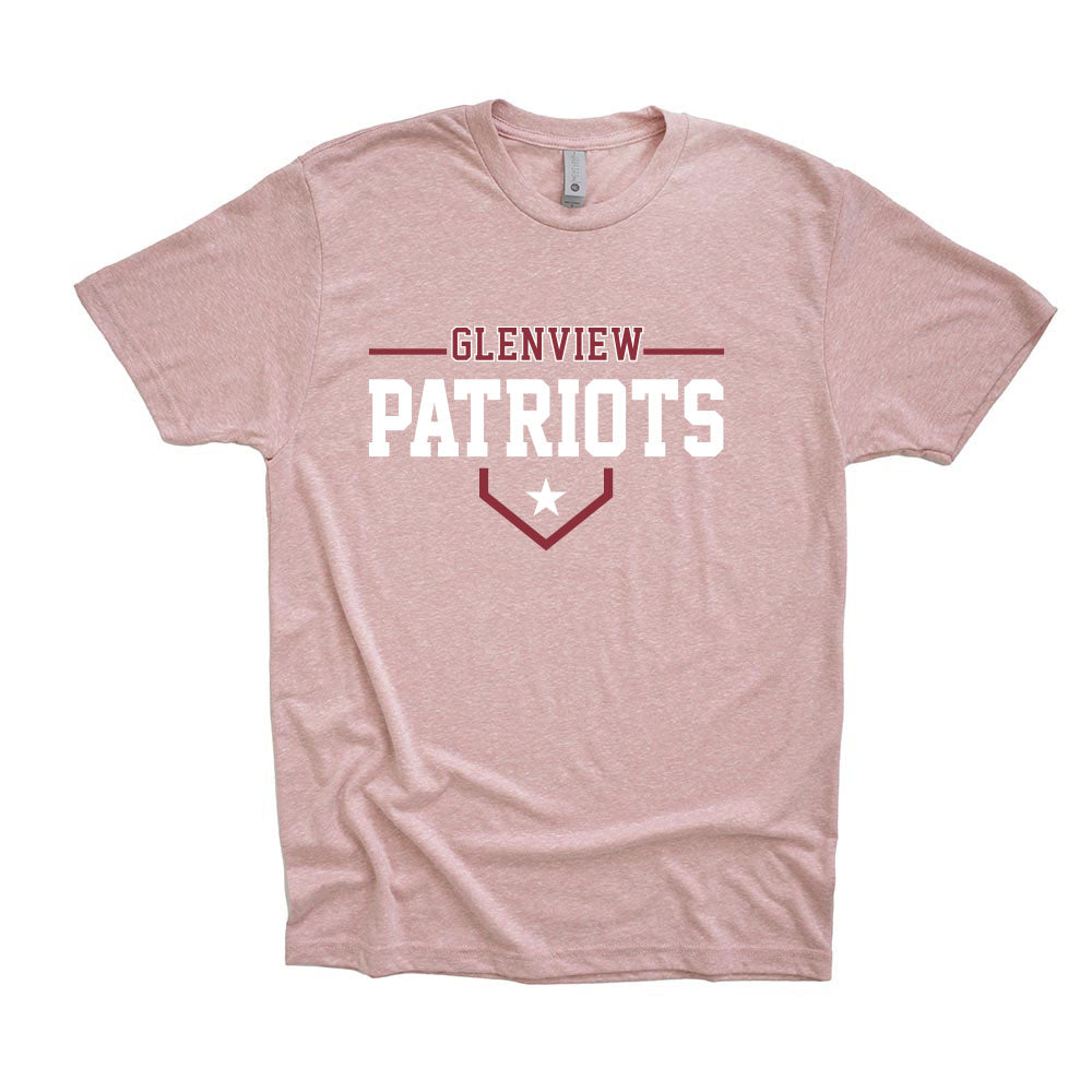 Glenview Patriots 13U White Pigeon Forge ~ Triblend T-Shirt ~ Glenview Patriots
