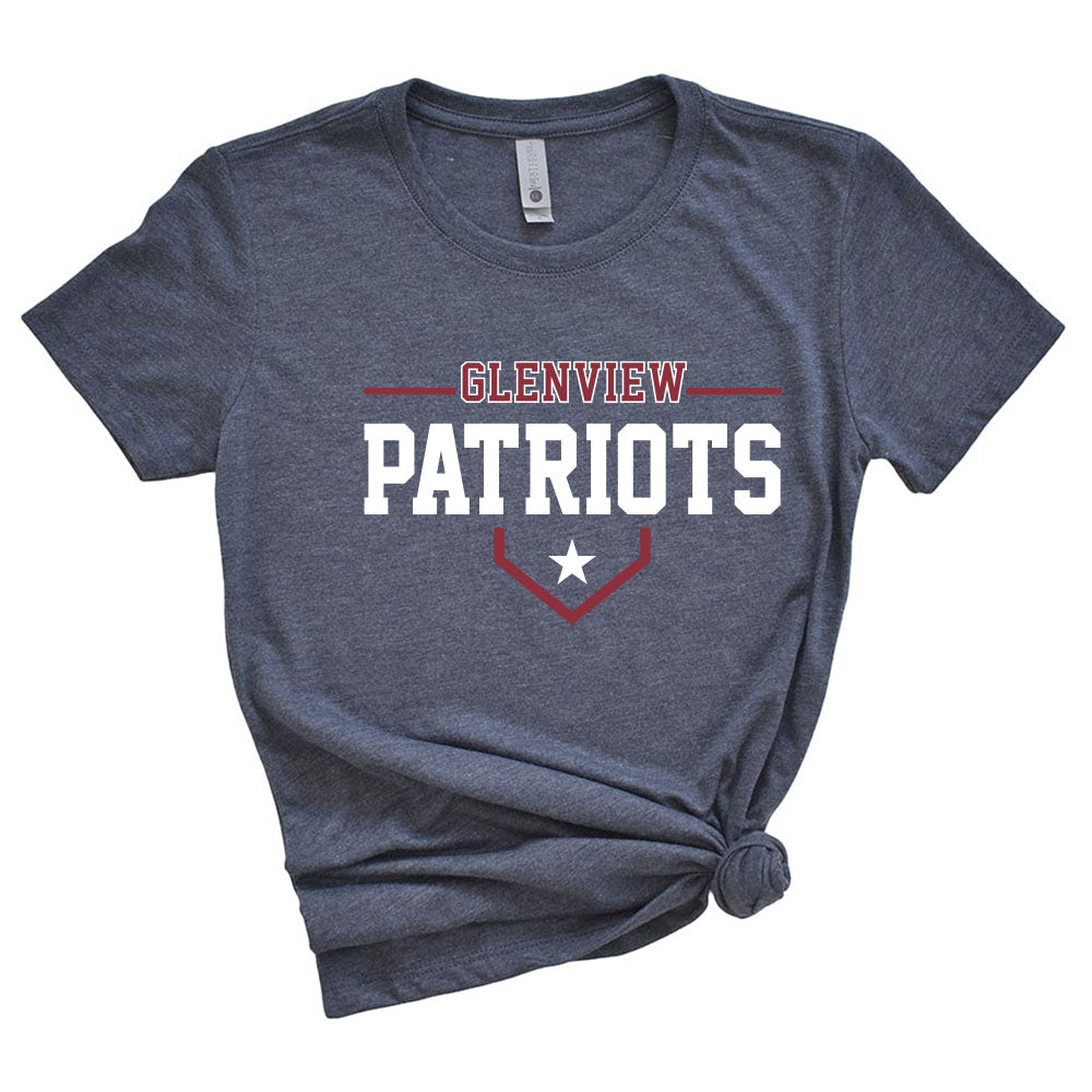 Glenview Patriots 13U White Pigeon Forge ~ Triblend T-Shirt ~ Glenview Patriots