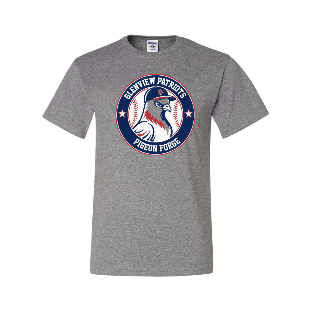 Pigeon Forge 13U White ~ 50/50 T-Shirt ~ Glenview Patriots