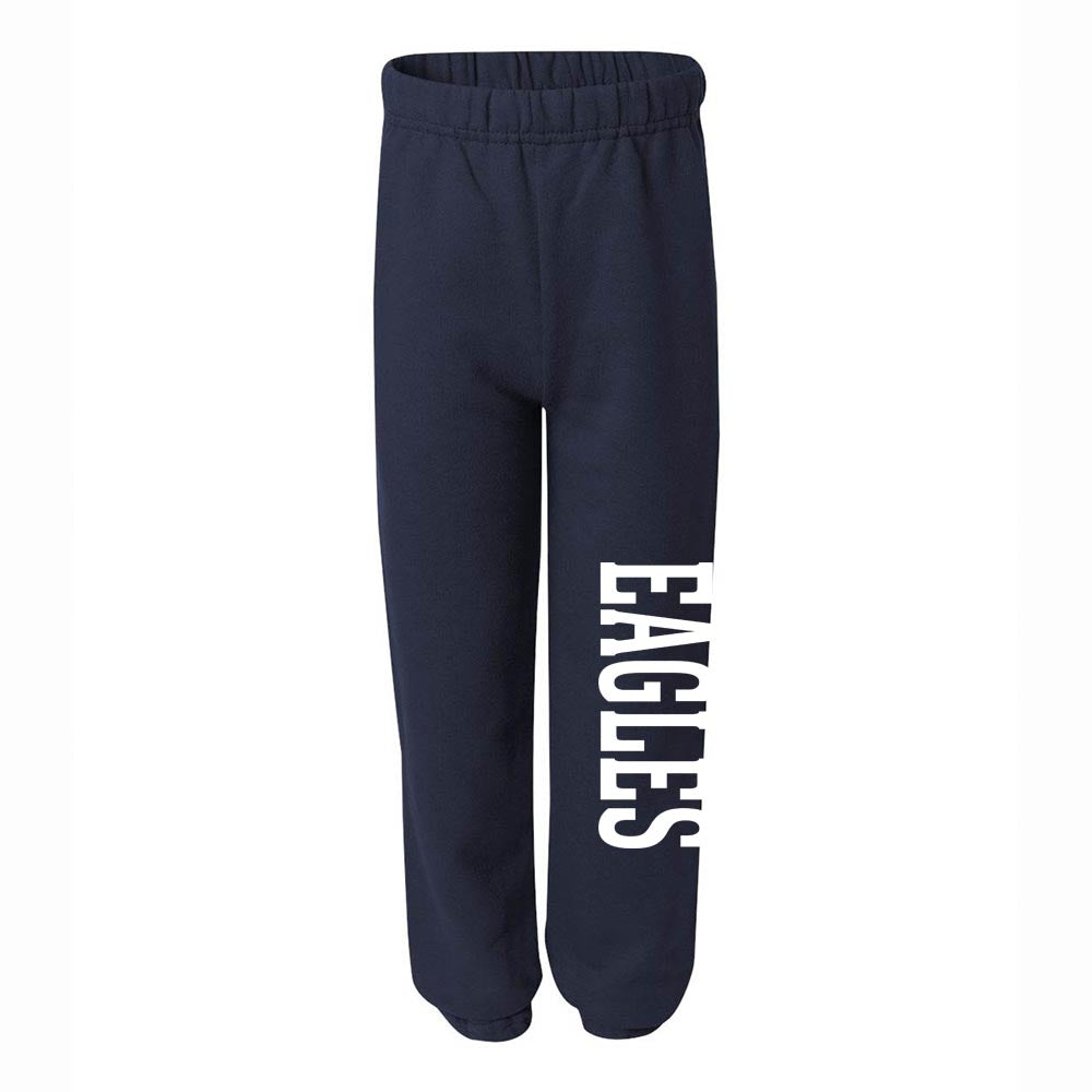 EAGLES SWEATPANTS ~ PLEASANT RIDGE ~ youth and adult ~ classic fit