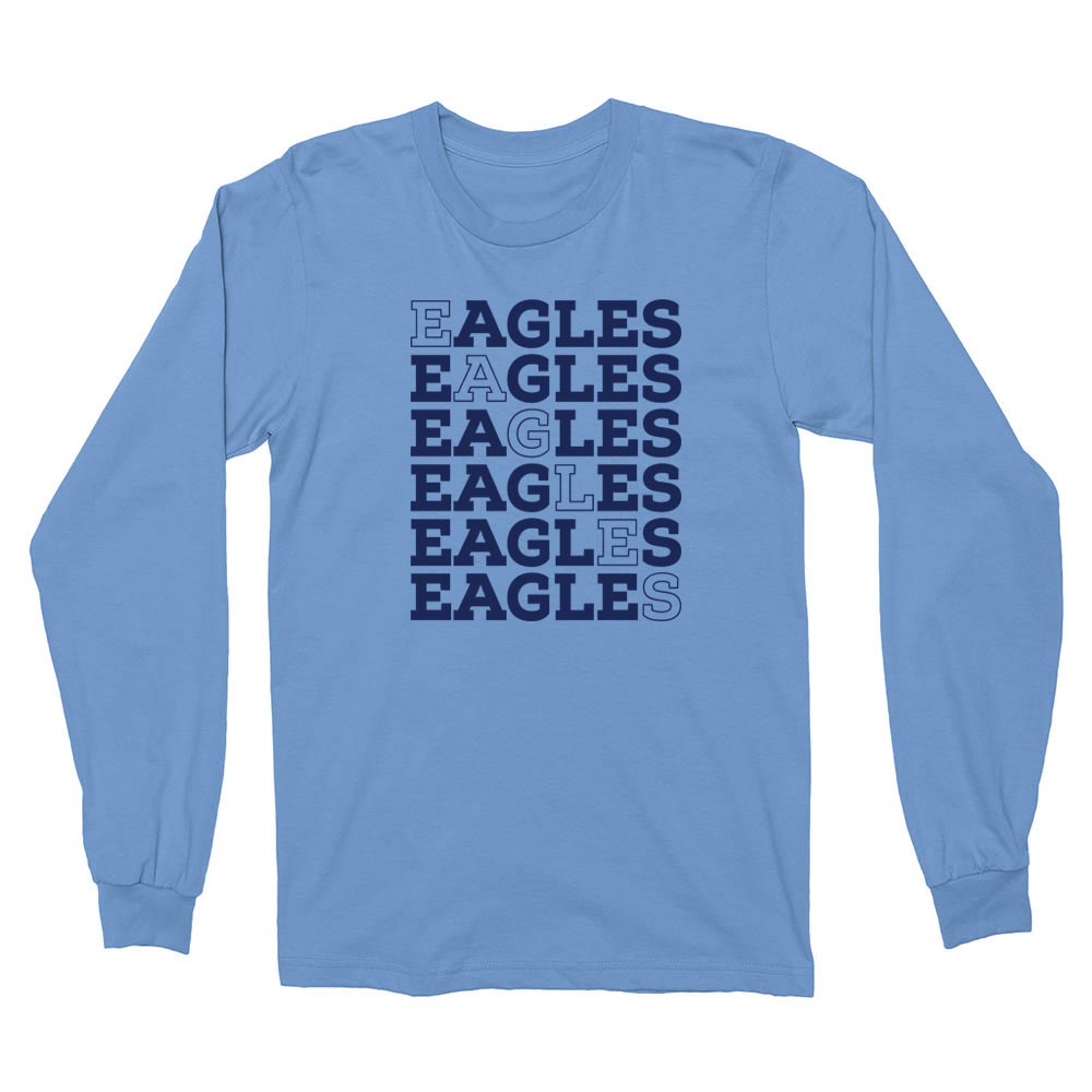 EAGLES REPEATER LONG SLEEVE TEE ~ PLEASANT RIDGE ~ youth and adult ~ b