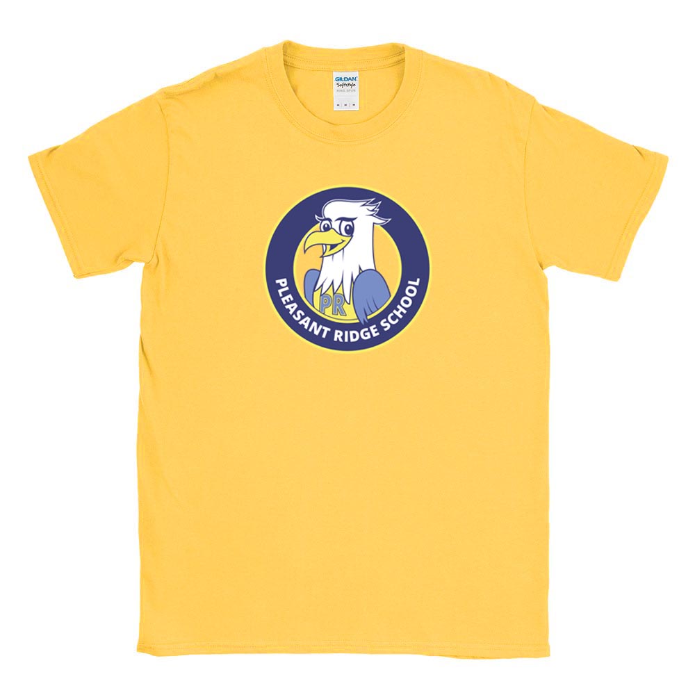 School Logo ~ Cotton T-Shirt ~ Pleasant Ridge Elementary School