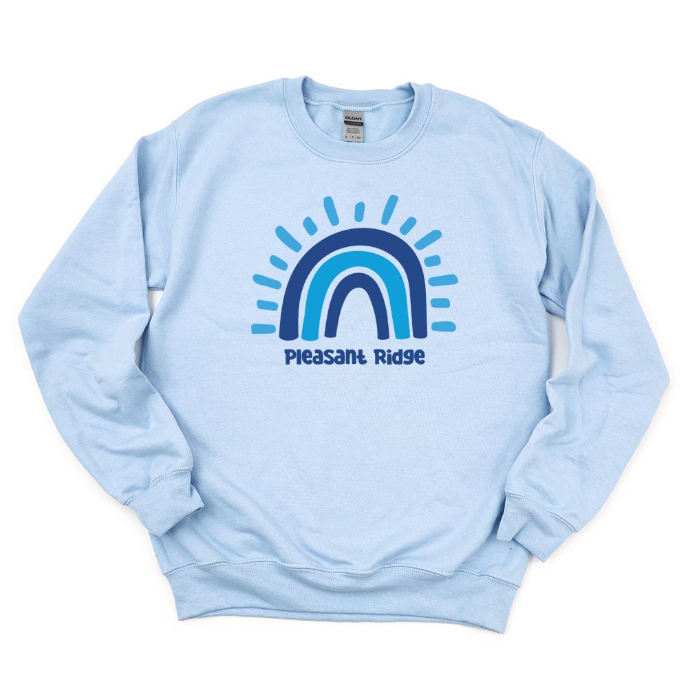 Rainbow ~ Crewneck Sweatshirt ~ Pleasant Ridge Elementary School