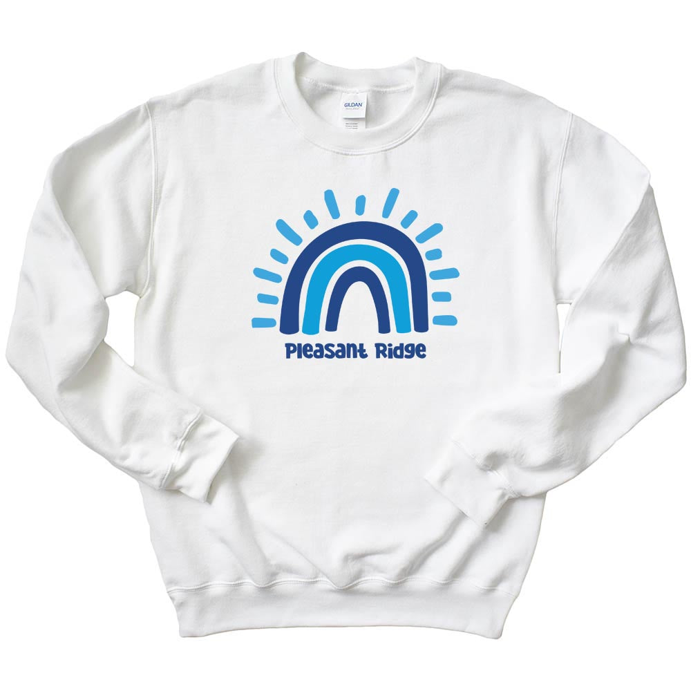 Rainbow ~ Crewneck Sweatshirt ~ Pleasant Ridge Elementary School