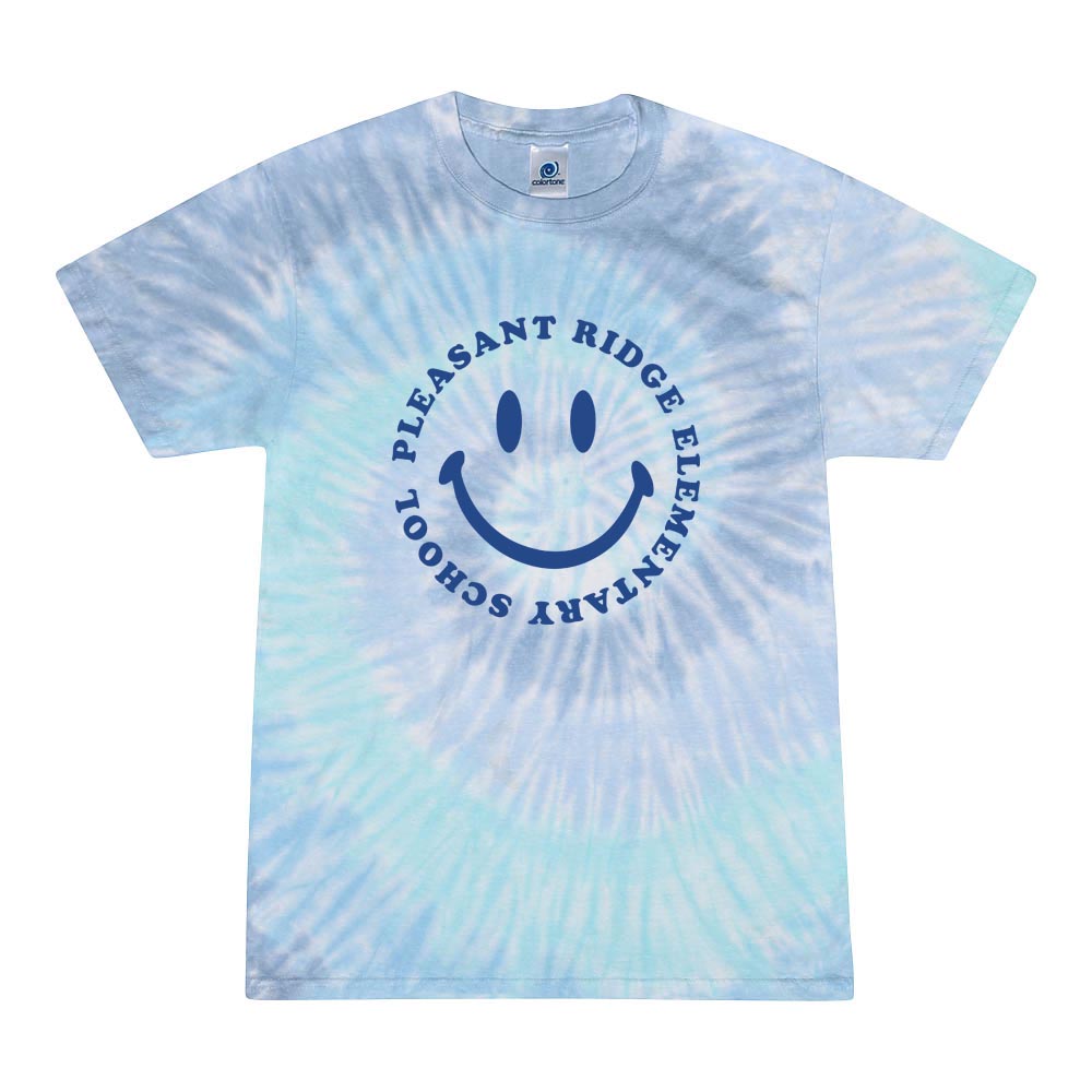 Smiley ~ Tie-Dye T-Shirt ~ Pleasant Ridge Elementary School