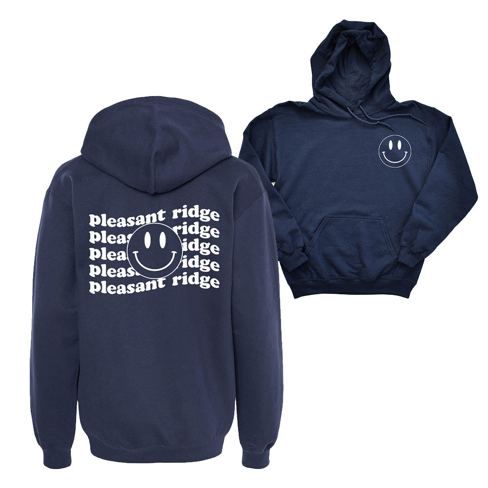 Wavy Smiley ~ Hoodie ~ Pleasant Ridge Elementary School
