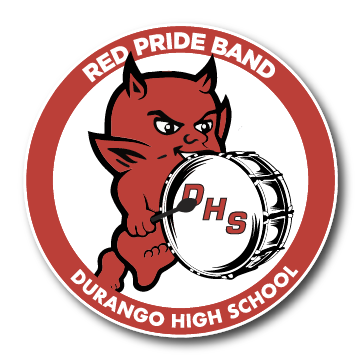 DHS RED PRIDE BAND MAGNET